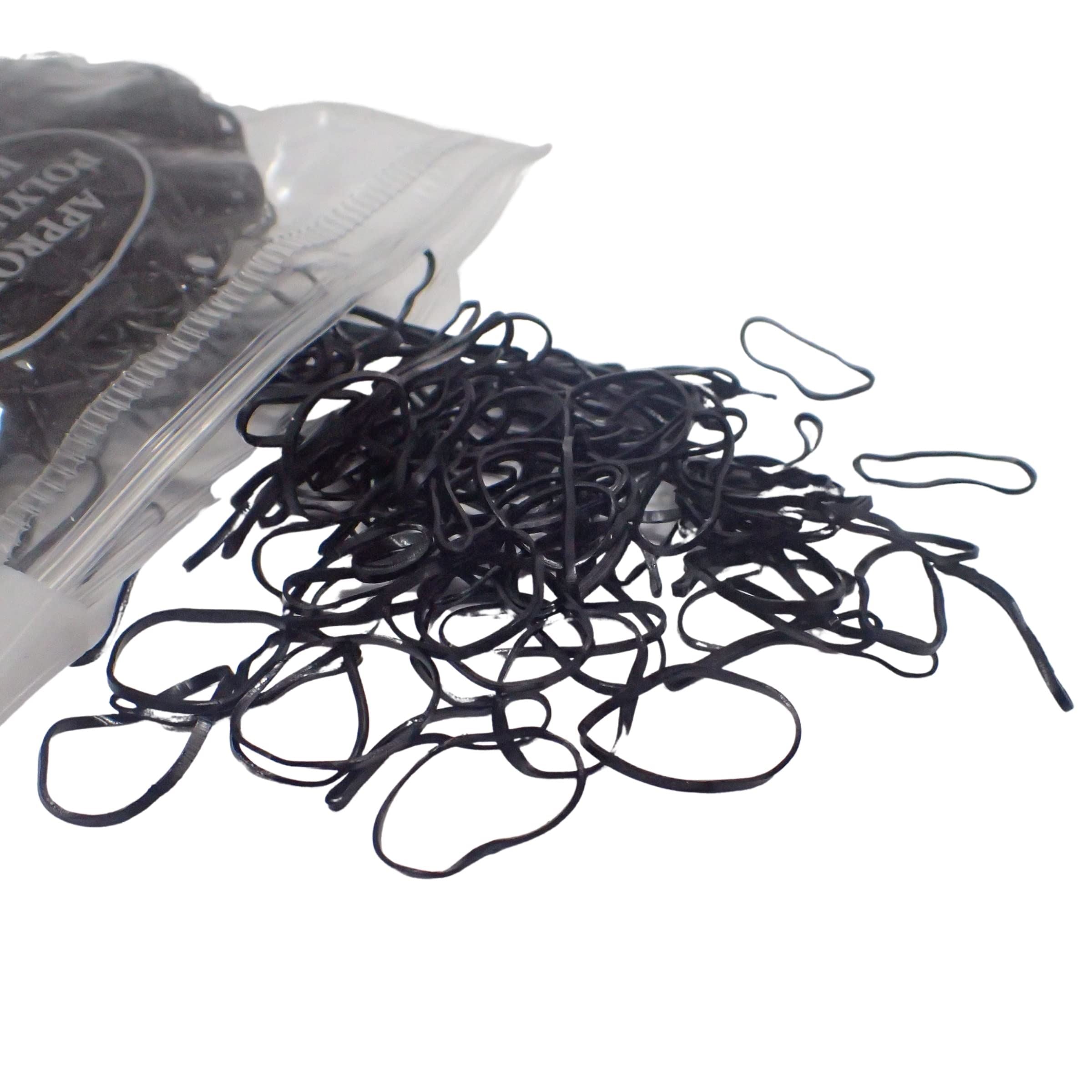 500pcs Mini Tiny Hair Bands for Girls and Women, Hair Accessories, Hair Ties, Hair Bobbles, Small Elastic Hair Bands, Hair elastic Bands, Thin Hair bands